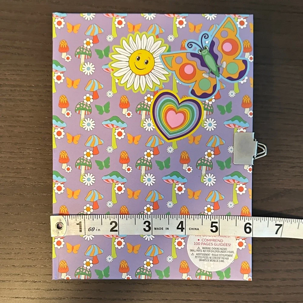 Locking Guided Journal with Keys and a Pen